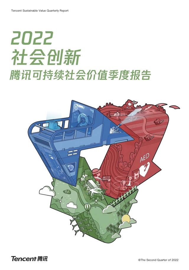 2022年腾讯可持续
社会价值季度报告